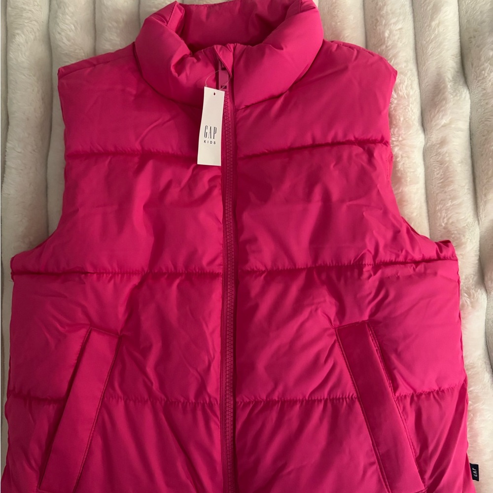 GAP Kids Pink Puffer Vest